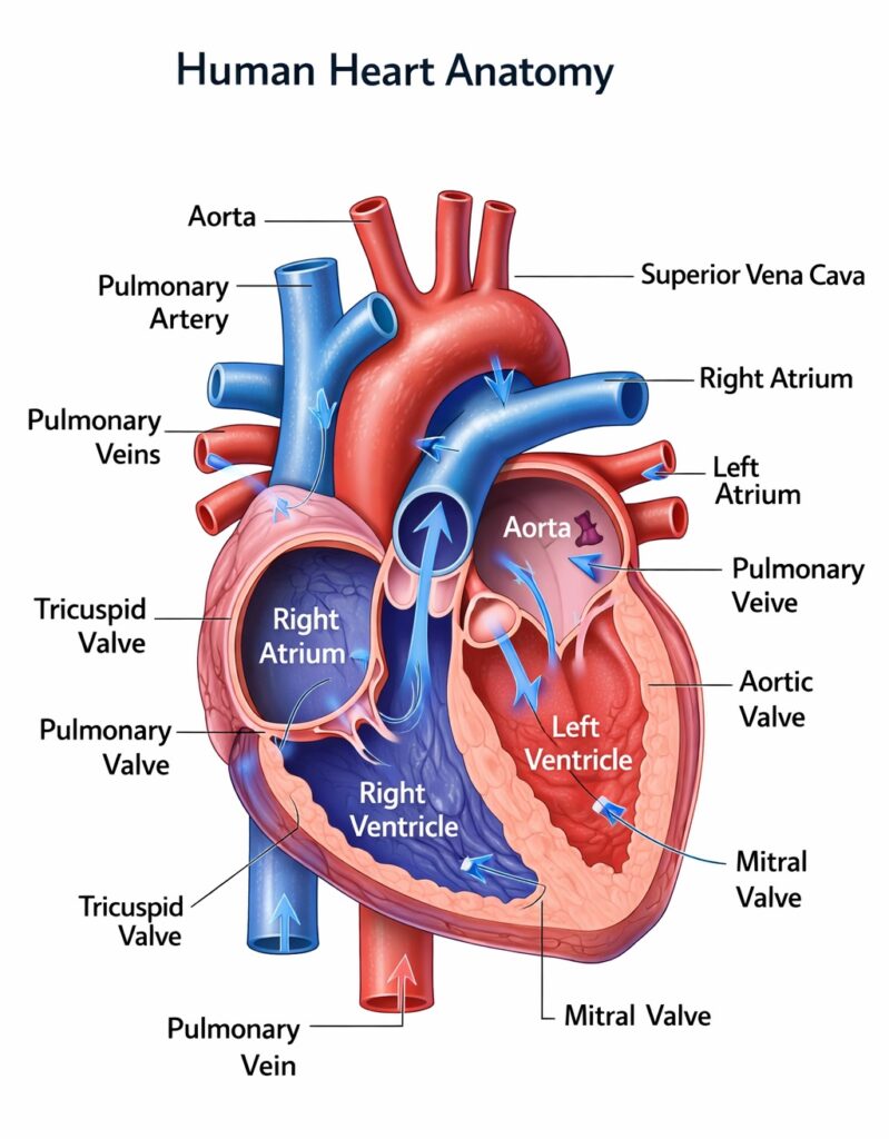 Human Heart Anatomy Diagram