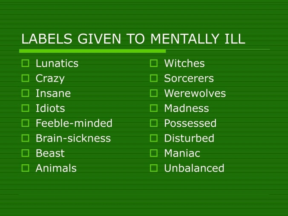 Mental Illness Powerpoint