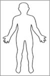 Outline Human Body Image