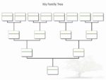 Printable Blank Family Tree Template