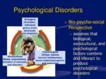 Psychological Mental Disorders