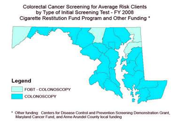 crc screening average risk clients fy