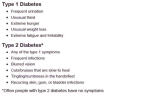 diagram of symptoms of diabetes table