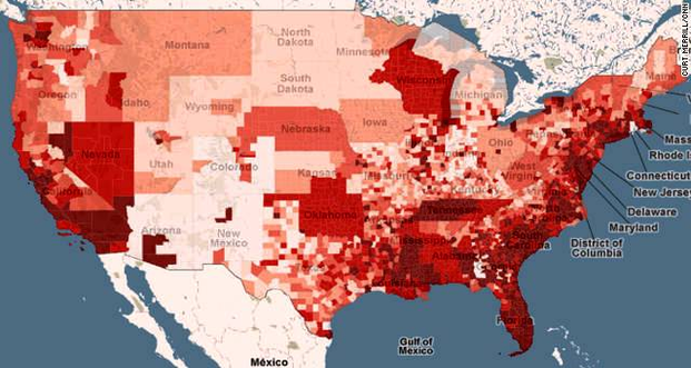 hiv aids united states map county level data story top figure