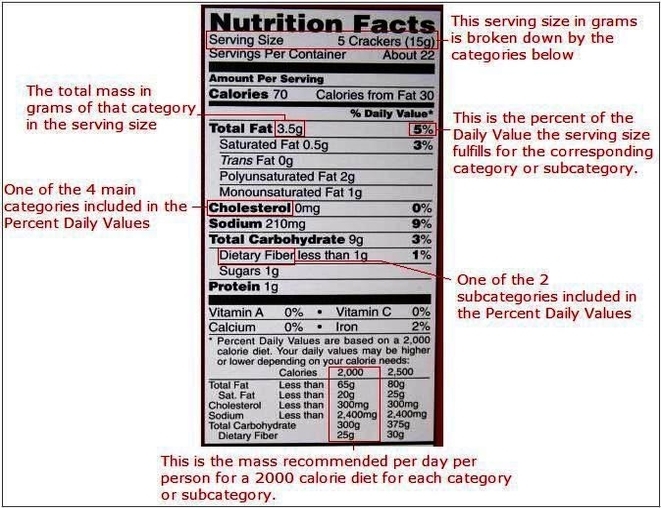 nutrition label sizebestfitwidthheightrevision image