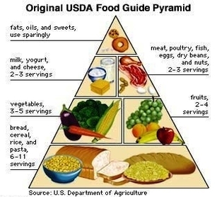 original usda food pyramid photos